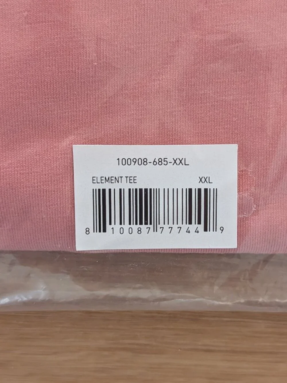 NWT Rhone Element Tee Salmon XXL Crew Neck GoldFusion Anti-Odor - Picture 7 of 7